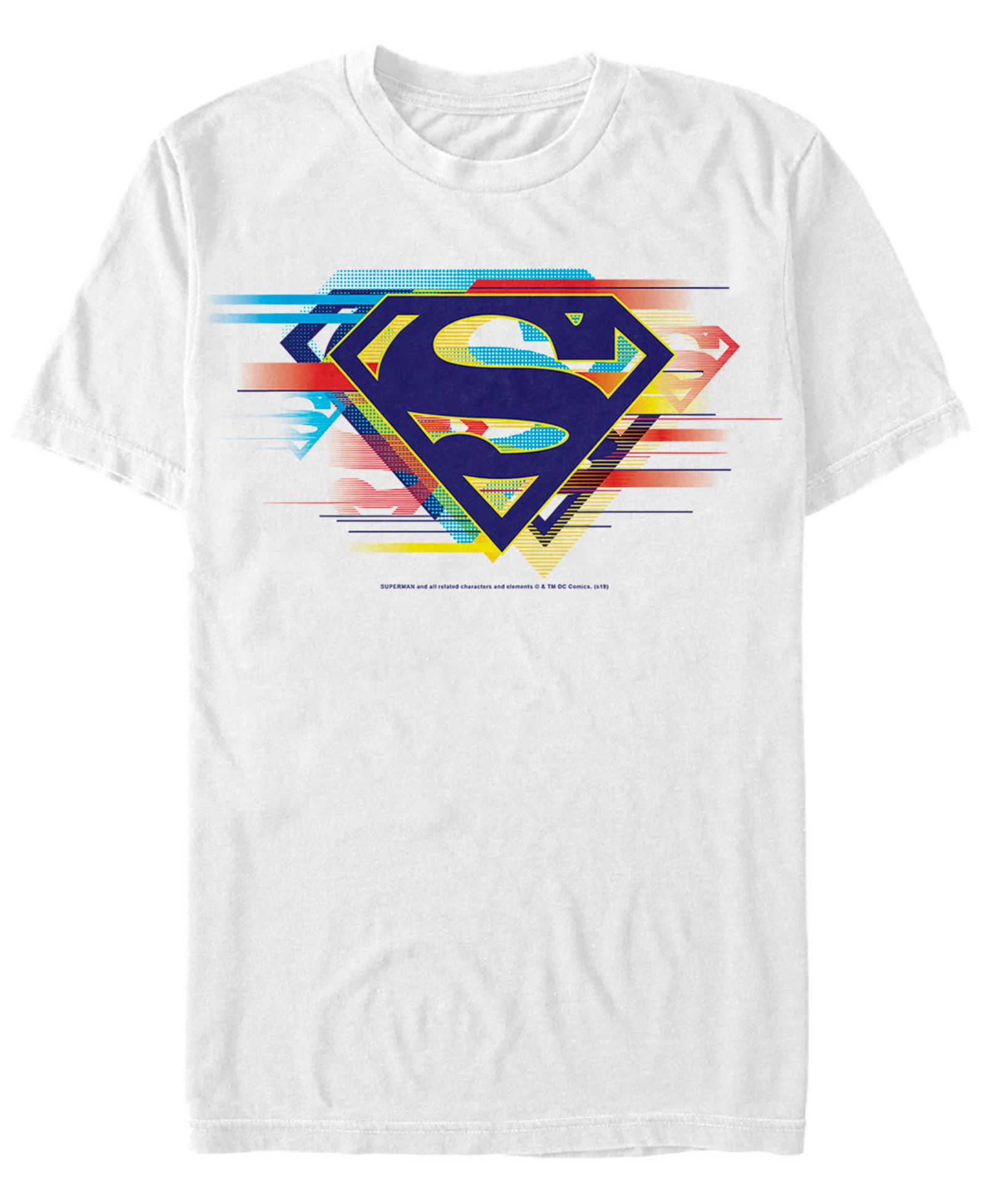 Fifth Sun DC Men's Superman Multi Logo Short Sleeve T-Shirt