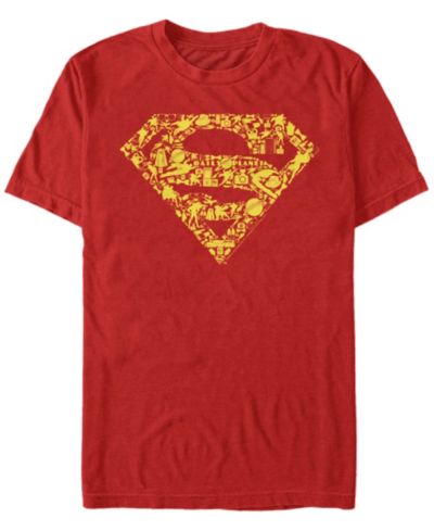 Fifth Sun DC Men's Superman Icon Filled Logo Short Sleeve T-Shirt