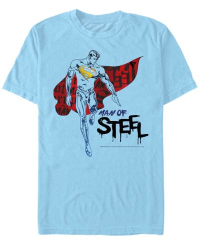 Fifth Sun DC Men's Superman Man of Steel Short Sleeve T-Shirt