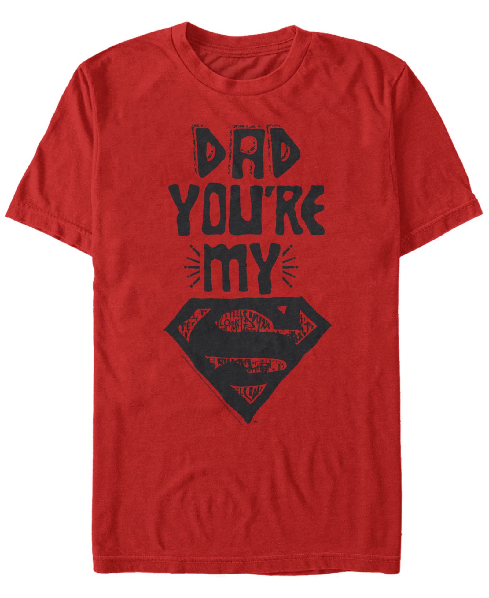 Fifth Sun DC Men's Dad You're My Superman Short Sleeve T-Shirt