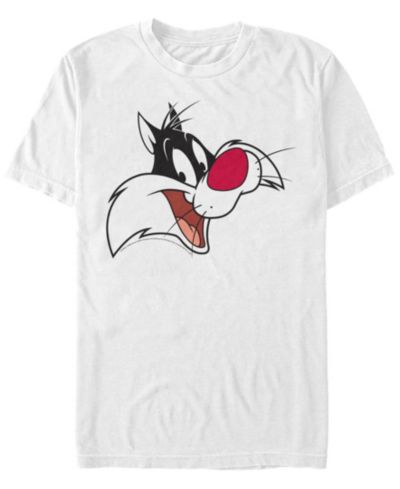 Fifth Sun Мужская футболка Looney Tunes Sylvester Big Face с коротким рукавом