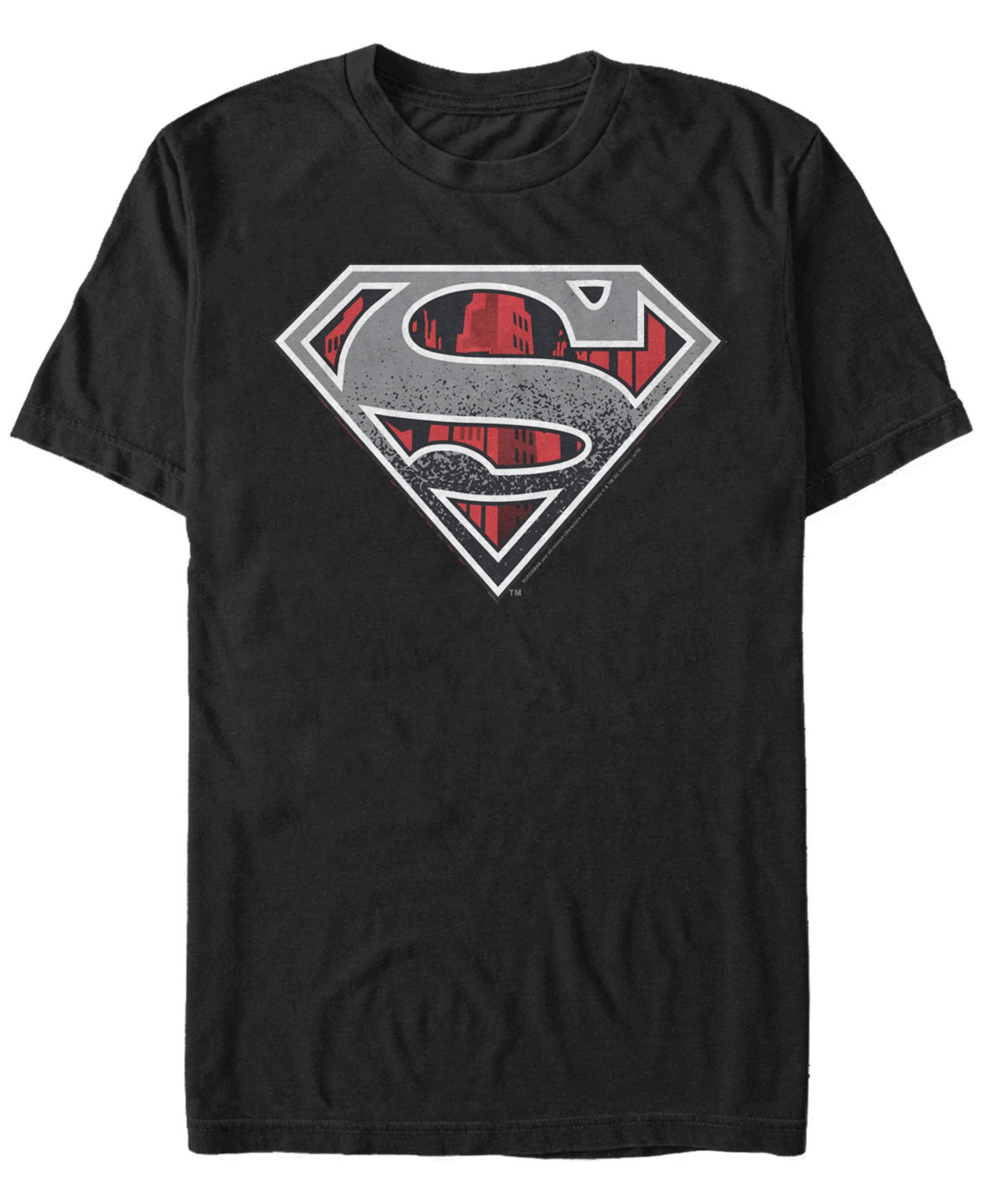 Fifth Sun DC Men's Superman Concrete Logo Short Sleeve T-Shirt