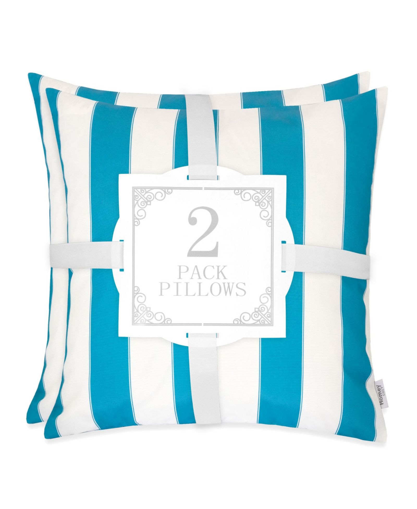 Декоративные подушки Homey Cozy Olivia Stripe Indoor/Outdoor 2-Pack 20" x 20"