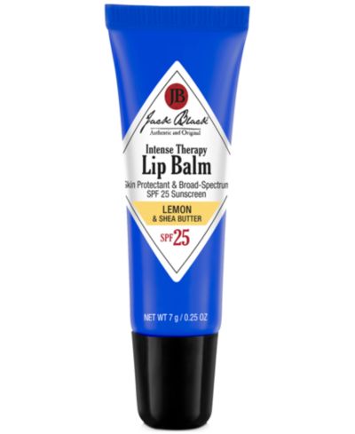 Бальзам для губ Jack Black Intense Therapy SPF 25, Lemon & Shea Butter, 0.25-oz.