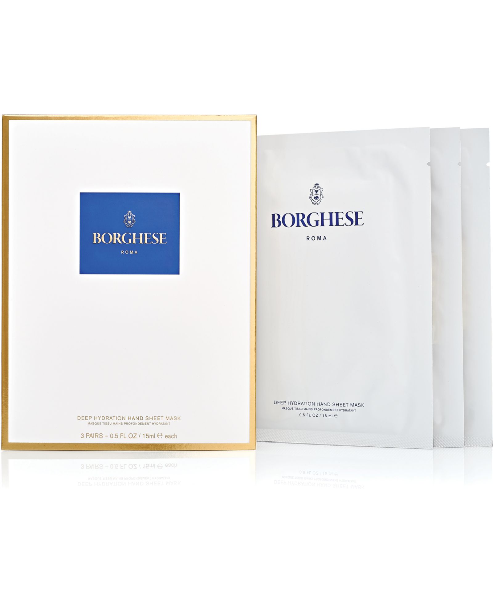 Borghese тканевые маски для рук Deep Hydration, 3 шт.