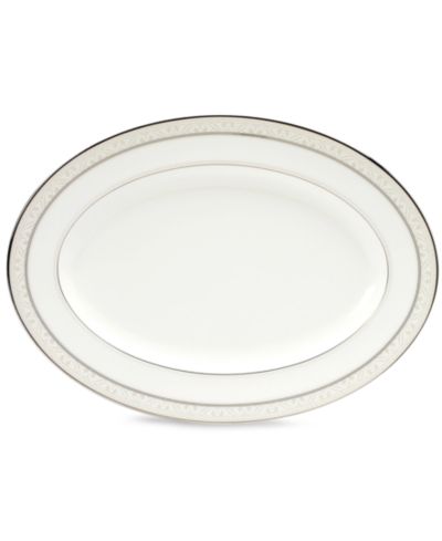 Noritake Montvale Platinum овальное блюдо, 14"