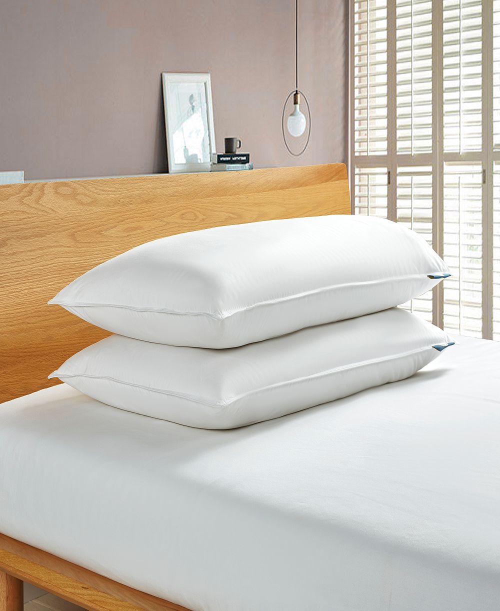 Подушка Serta White Goose Feather & Down Fiber Back Sleeper, 2 шт., King