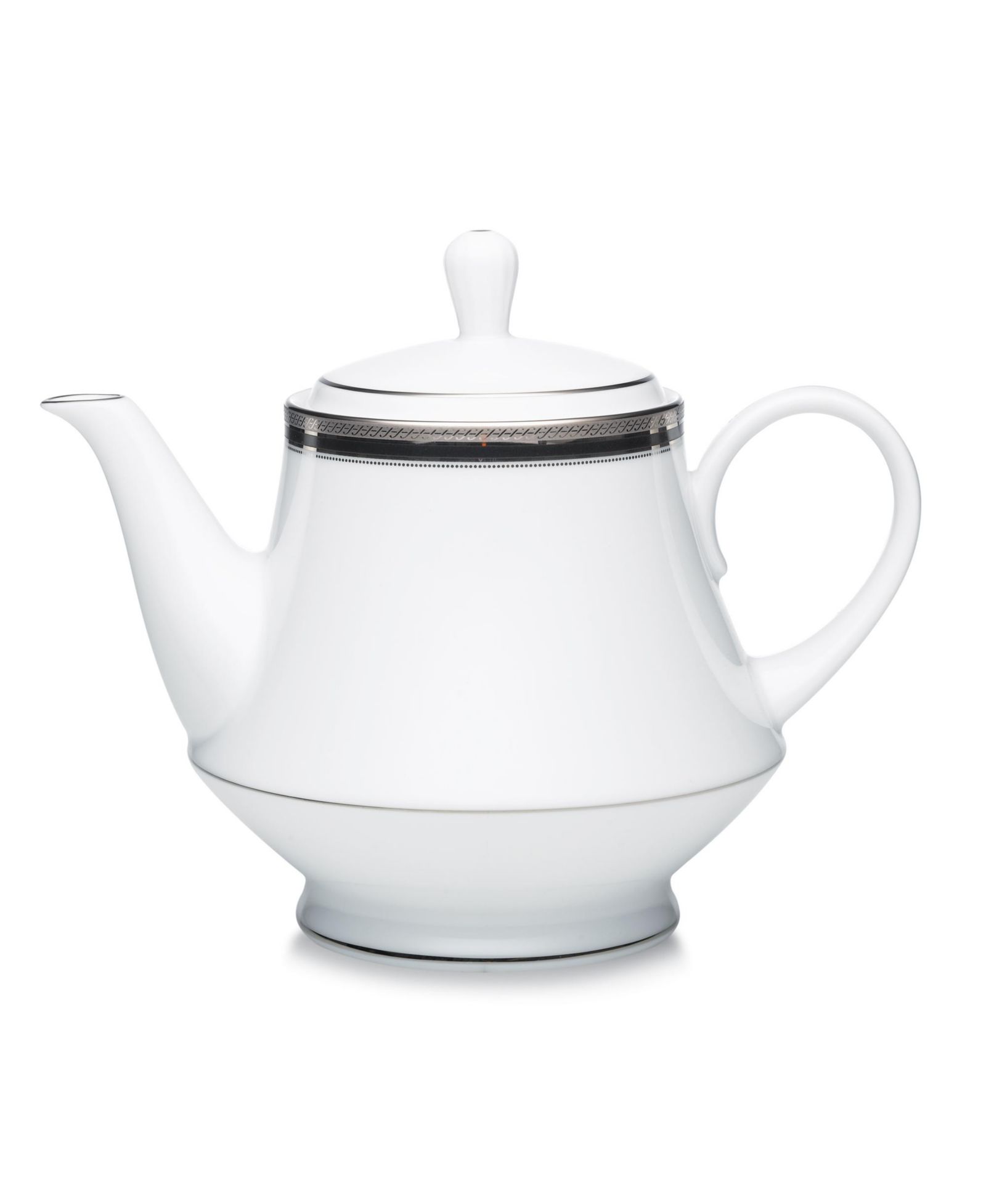 Noritake Austin Platinum Tea Pot, 38 oz.