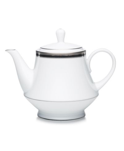 Noritake Austin Platinum Tea Pot, 38 oz.