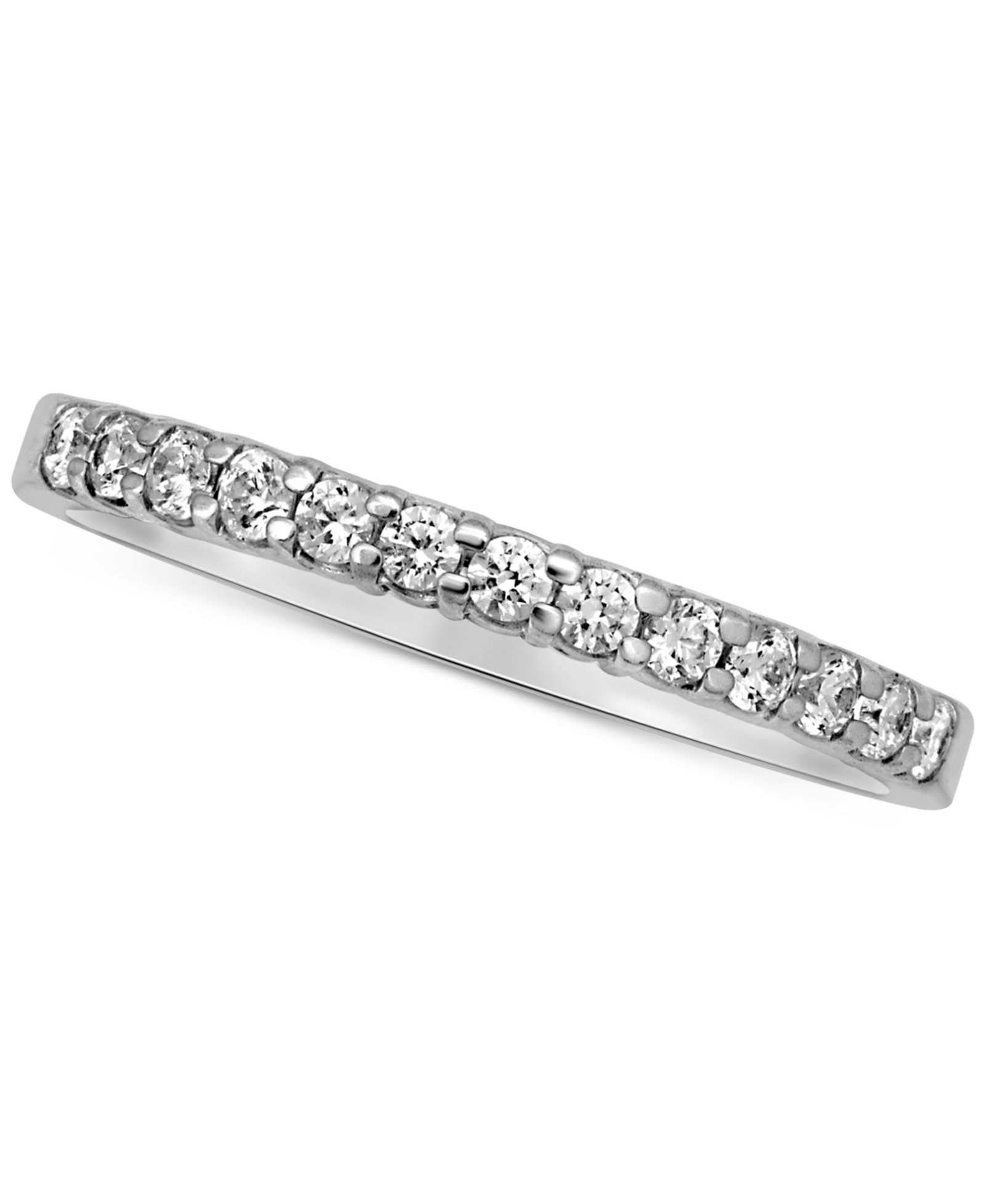 Бриллиантовое кольцо (1/4 ct. t.w.) в белом, желтом или розовом золоте 14k