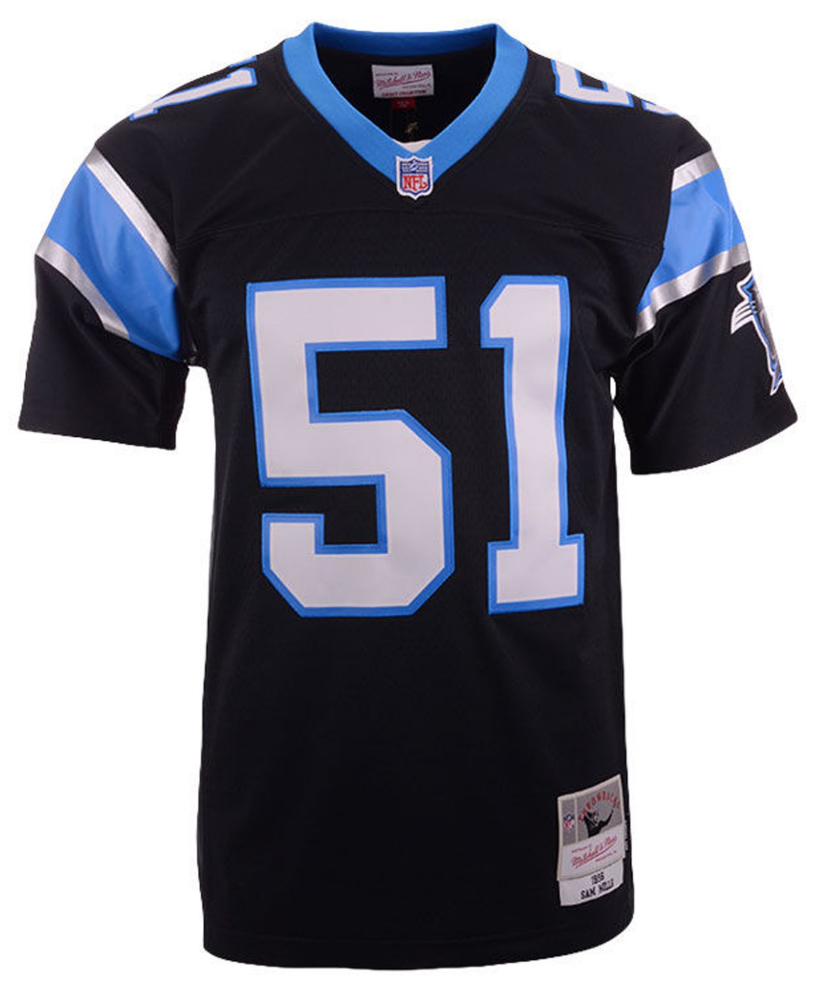 Mitchell & Ness Мужская джерси Sam Mills Carolina Panthers Replica Throwback
