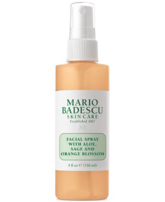 Mario Badescu Спрей для лица с алоэ, шалфеем и цветами апельсина, 4-oz.