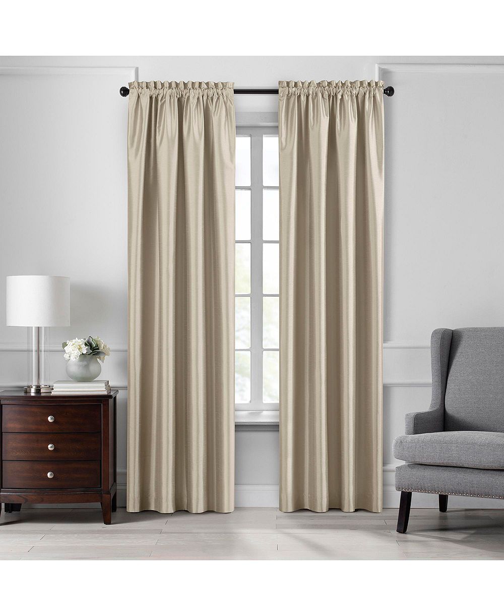 Штора Elrene Home Fashions Colette Faux Silk Blackout