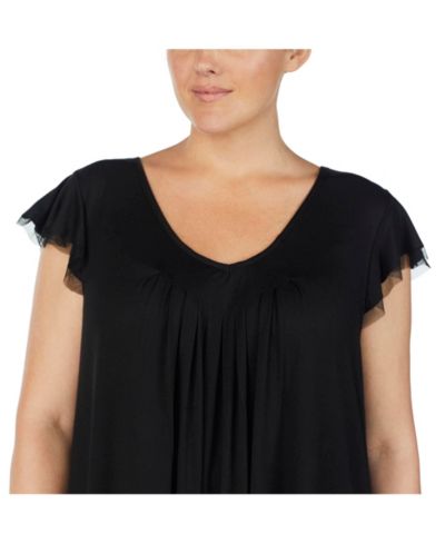 Женский укороченный топ Ellen Tracy Plus Size Yours to Love Short Sleeve