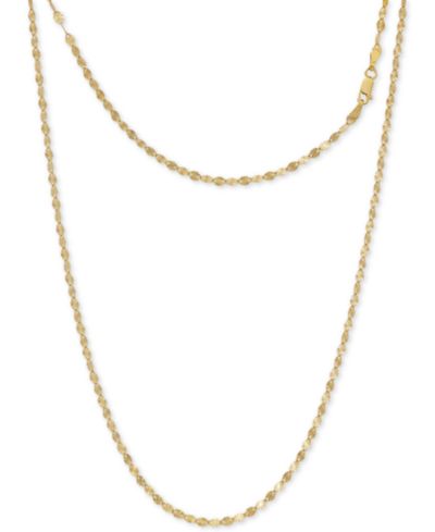 Цепочка Giani Bernini Disco Link 18" в 24k Gold-Plated Sterling Silver