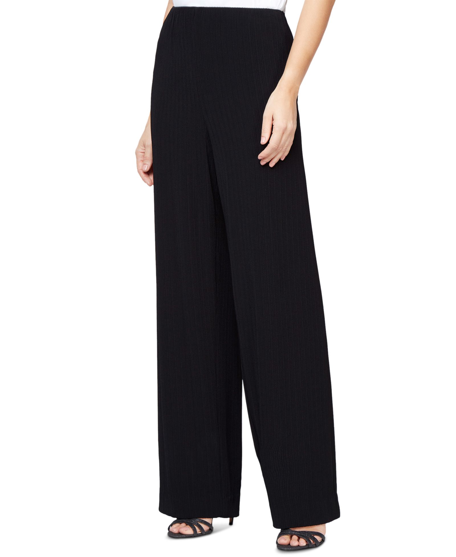 Alex Evenings Women's Straight-Leg Pull-On Pants