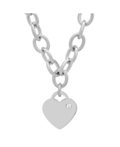 Женское ожерелье STEELTIME Stainless Steel Heart Charm