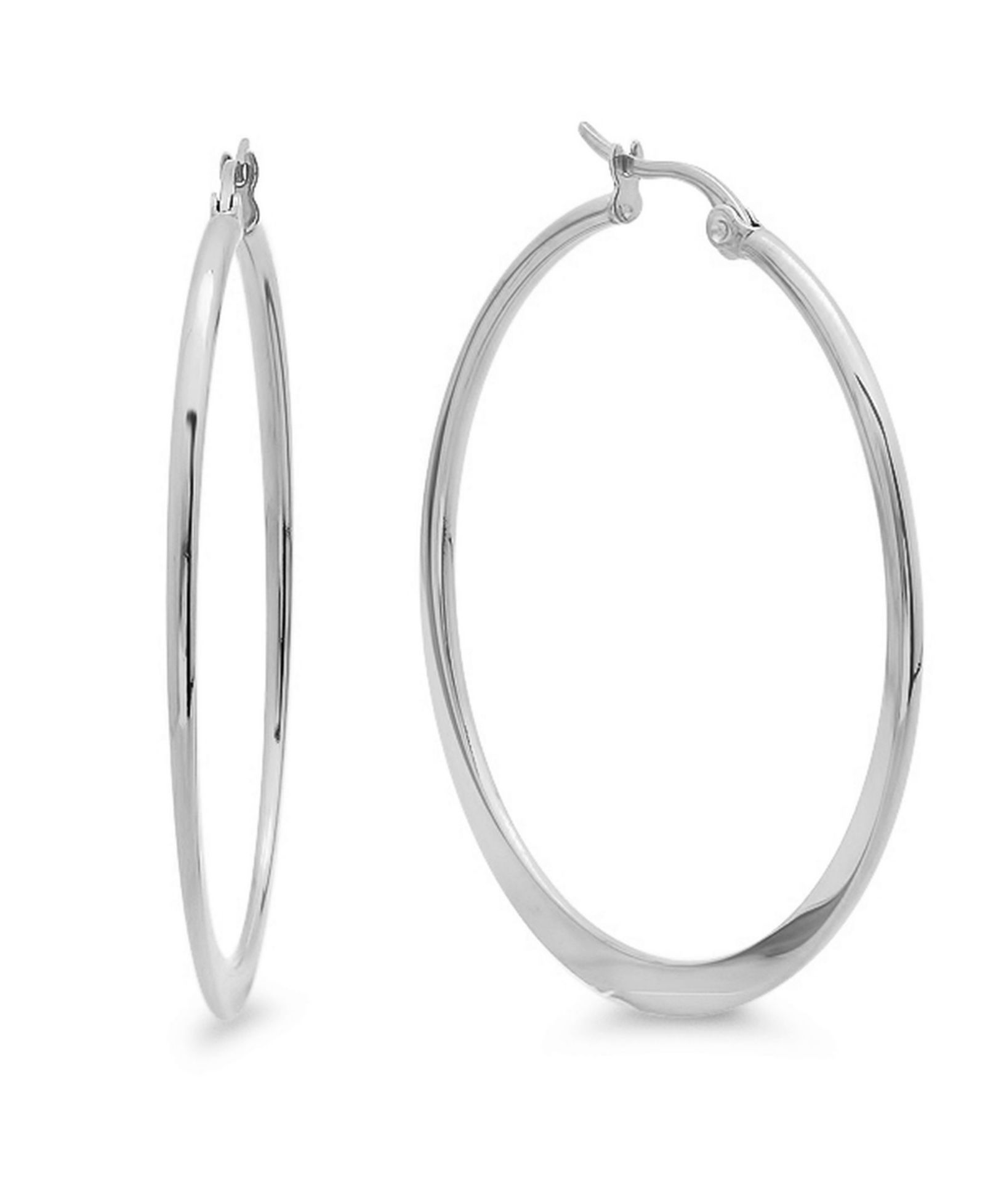 STEELTIME серьги-кольца из нержавеющей стали