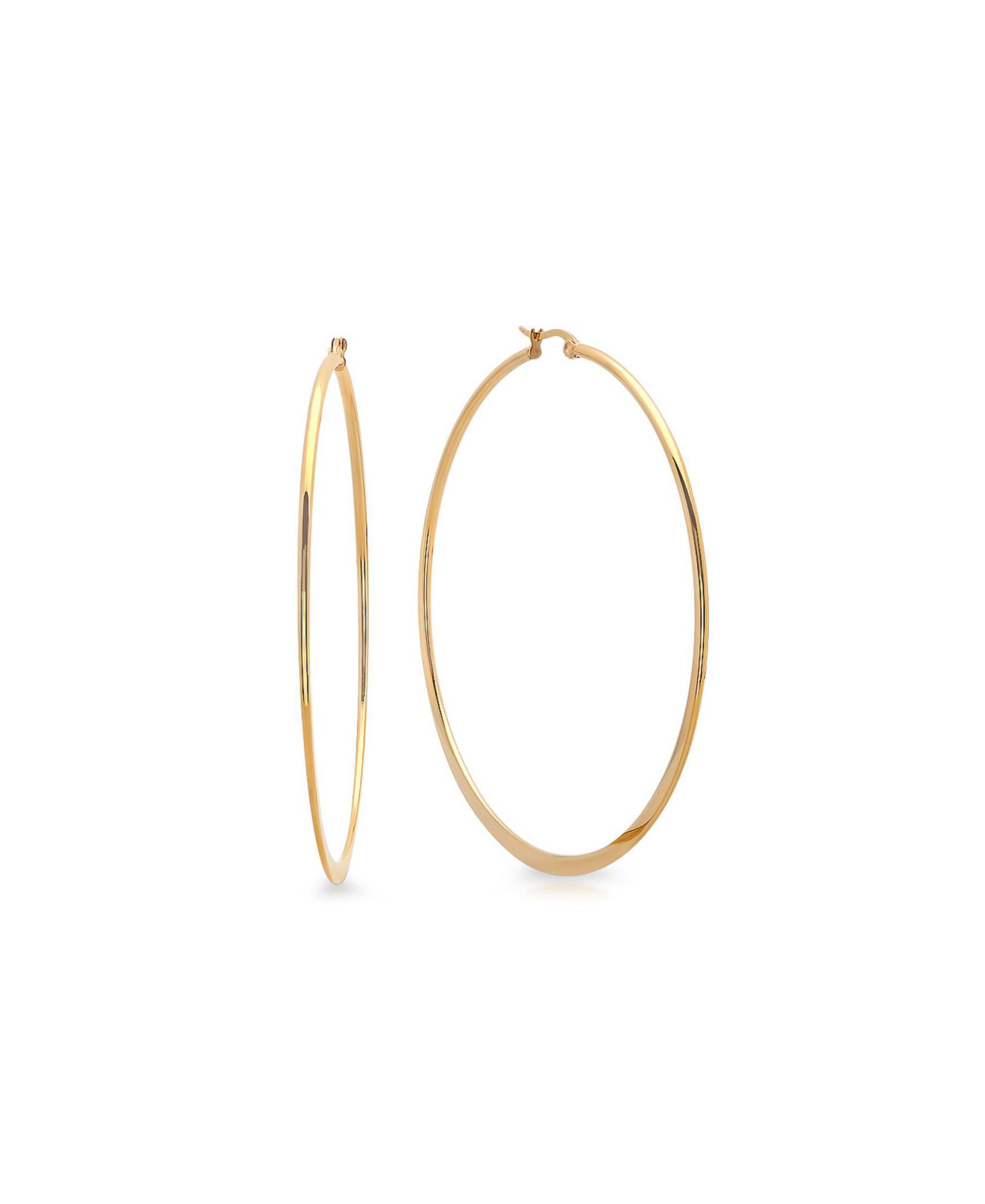 STEELTIME серьги-кольца из нержавеющей стали с 18K Gold Plated