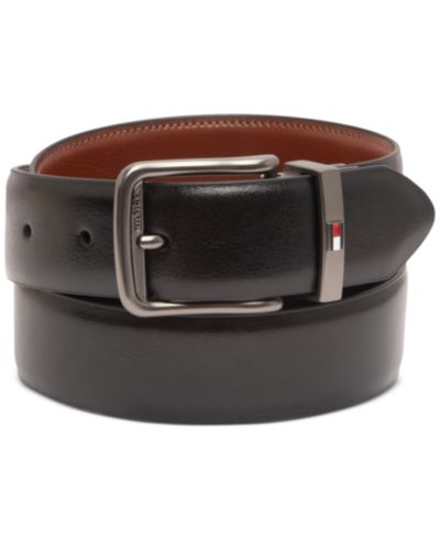 35MM Tommy Hilfiger Men's Reversible Harness Buckle Stretch Belt