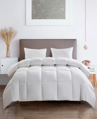 Serta White Goose Feather & Down Fiber Extra Warmth Comforter, King