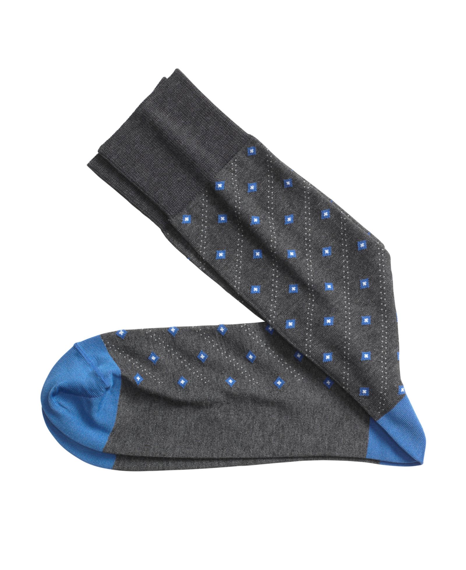 Johnston & Murphy Floating Diamond Pattern Socks