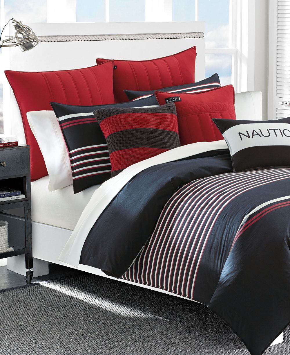 Nautica Mineola реверсивный комплект из 3 пододеяльников, King