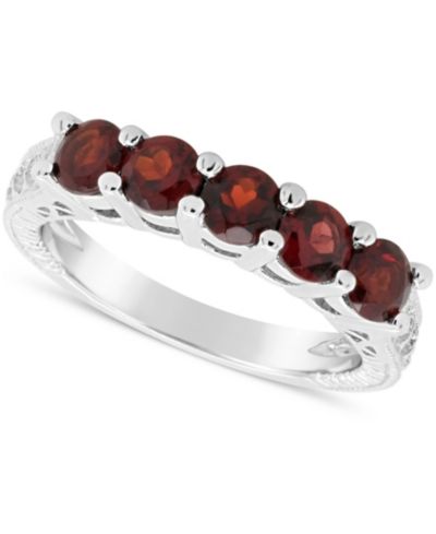 Кольцо Garnet (1-1/2 ct. t.w.) Sterling Silver