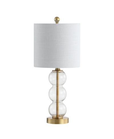 February 21" Glass, Led Table Lamp