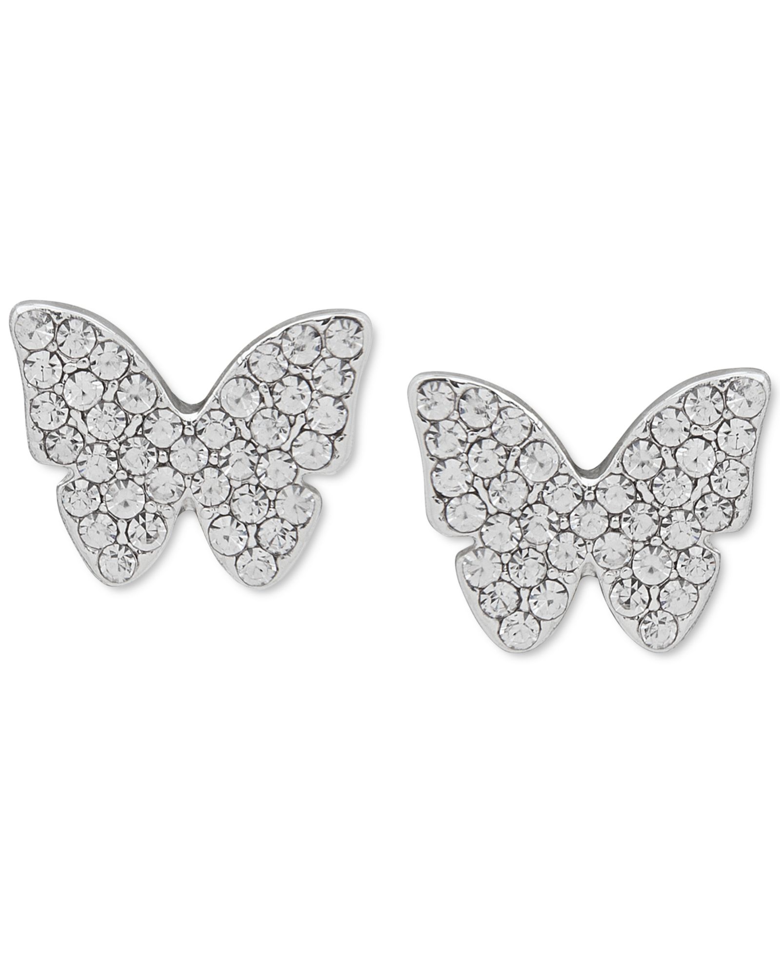 Серьги-гвоздики DKNY Pavé Butterfly