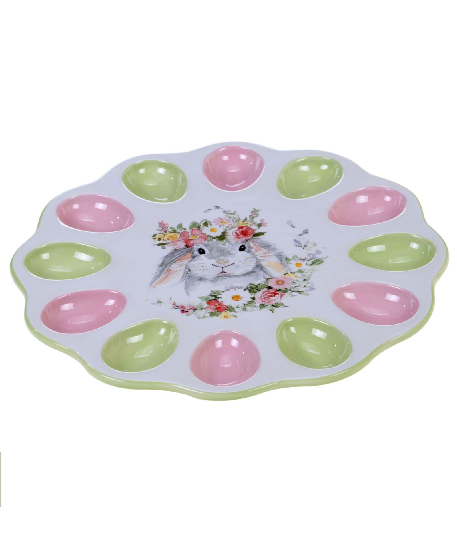 Certified International тарелка Sweet Bunny 3-D Egg