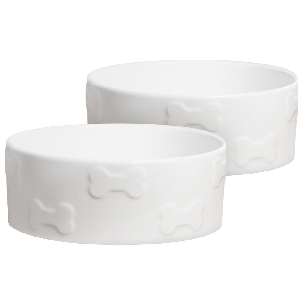 Набор из двух керамических мисок для животных Park Life Designs Manor Collection