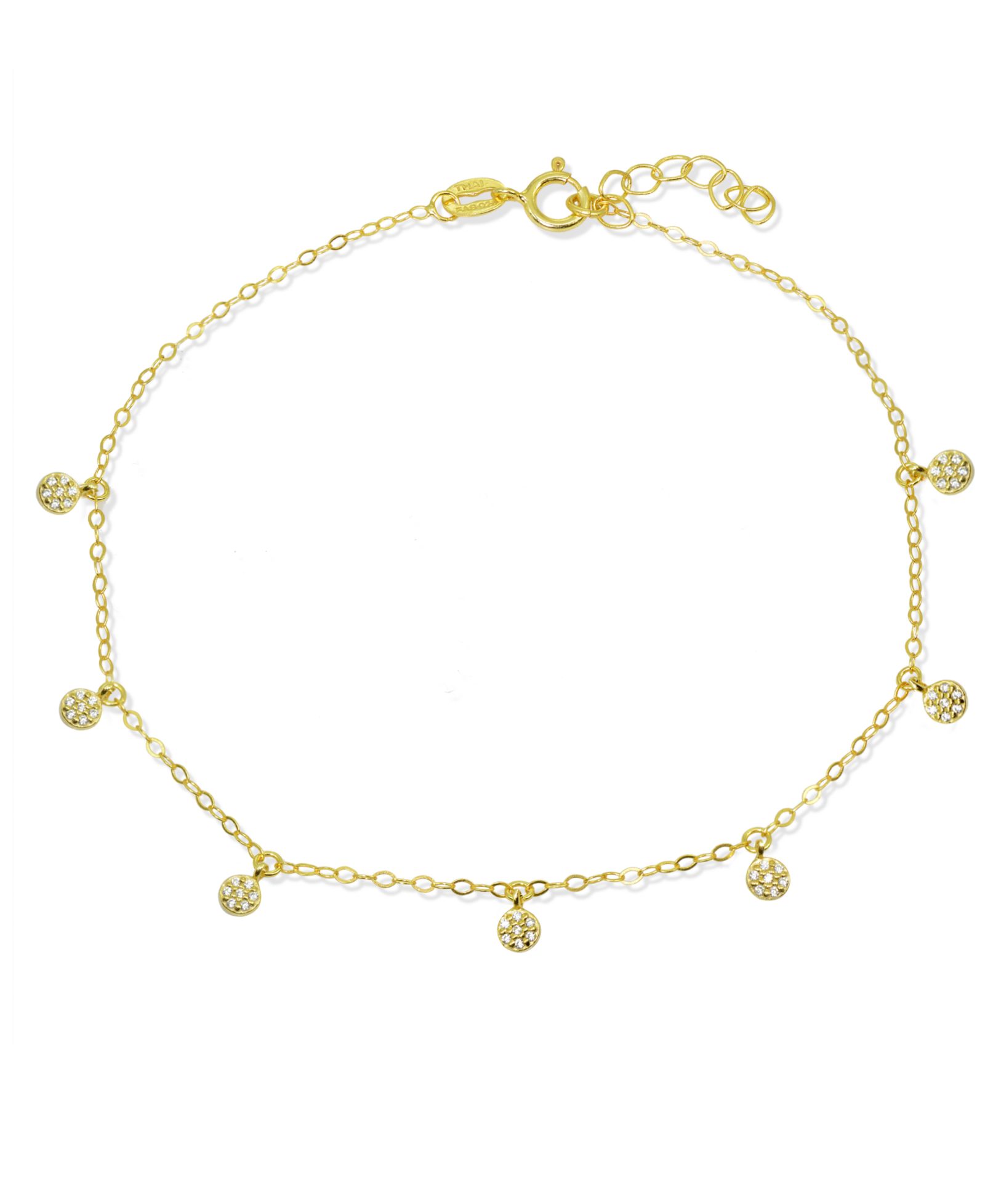 Браслет Giani Bernini Cubic Zirconia Pavé 7 Mini Disc