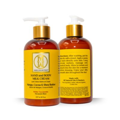 OMM Collection Hand & Body Milk Cream - White Tea Jasmine 8oz