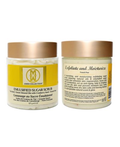 OMM collection скраб для тела Emulsified Sugar Scrub French Pear 8oz