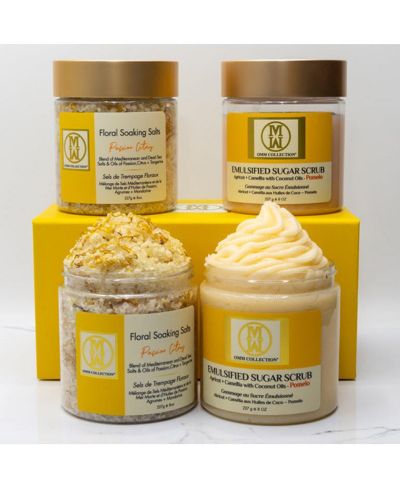 OMM Collection 2pc Bath Salt and Sugar Scrub Set