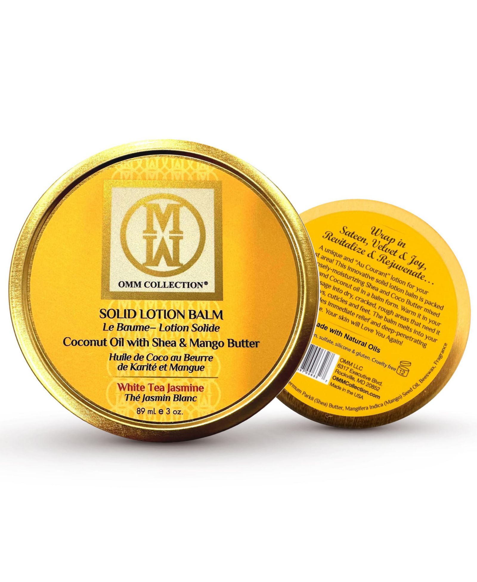 Сыворотка OMM Collection Solid Lotion balm - White Tea Jasmine 2oz