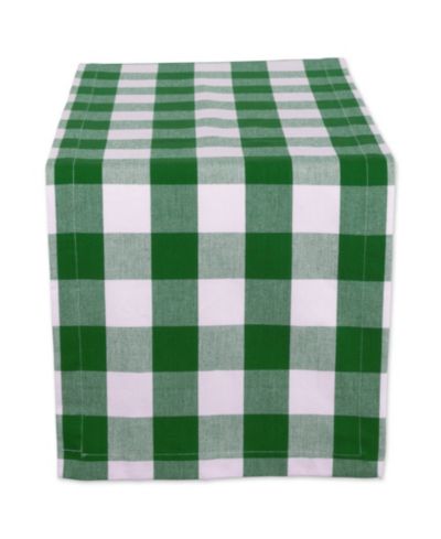 Design Imports дорожка на стол Shamrock Buffalo Check