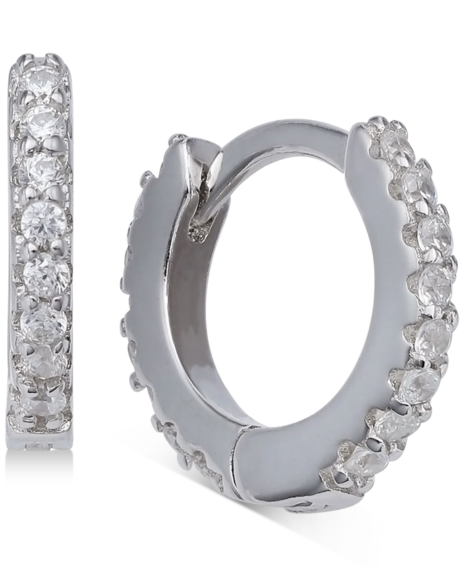 Серьги-кольца Giani Bernini Cubic Zirconia в серебре XS