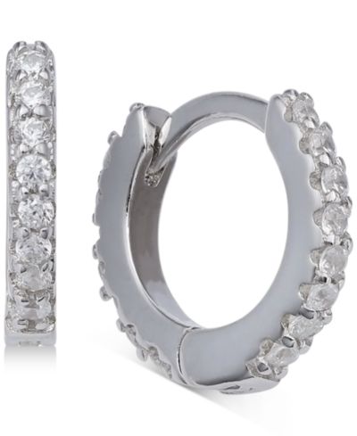 Серьги-кольца Giani Bernini Cubic Zirconia в серебре XS
