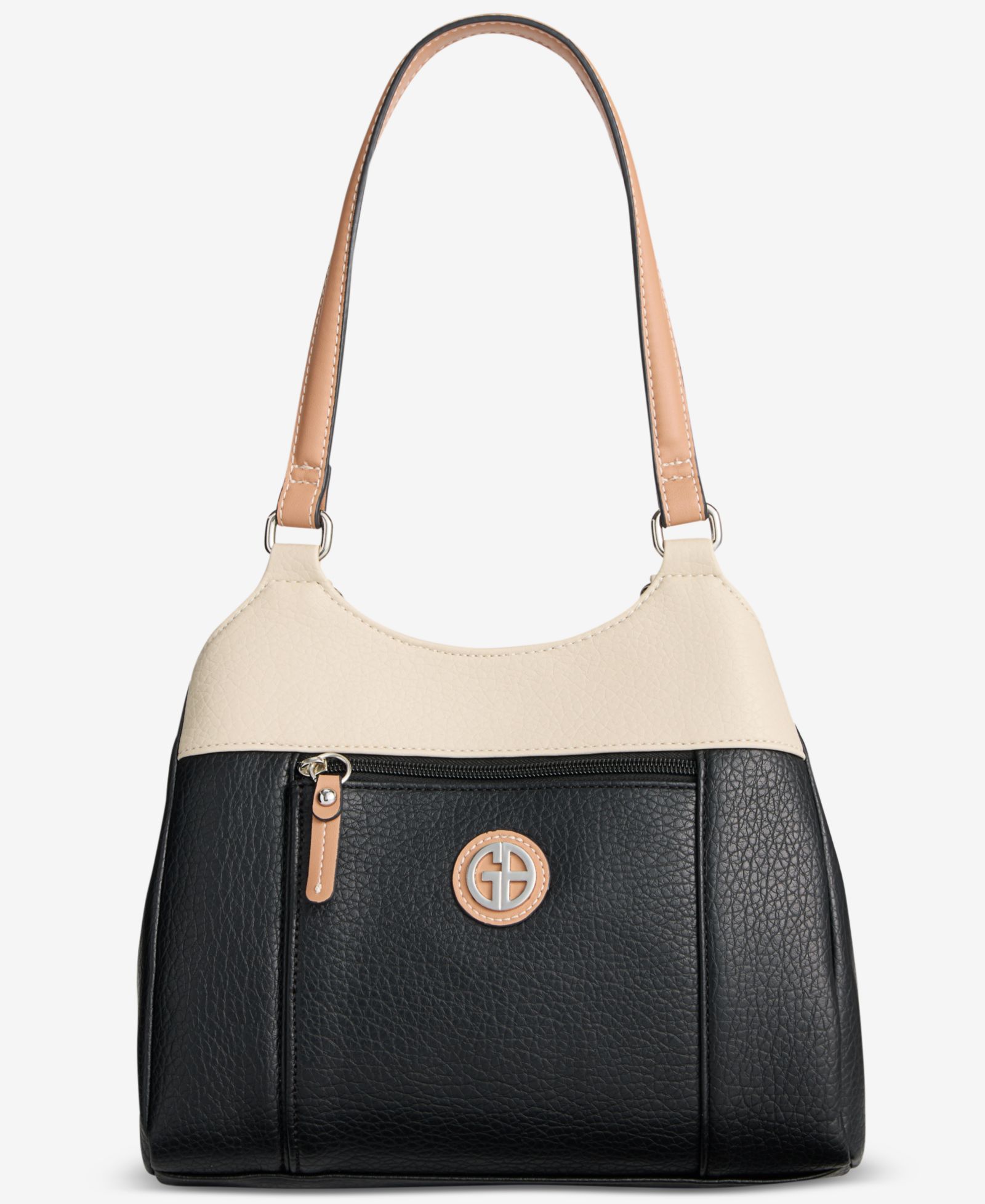 Giani Bernini Colorblock Pebbled 4-Poster Tote, Exclusively at Macy's