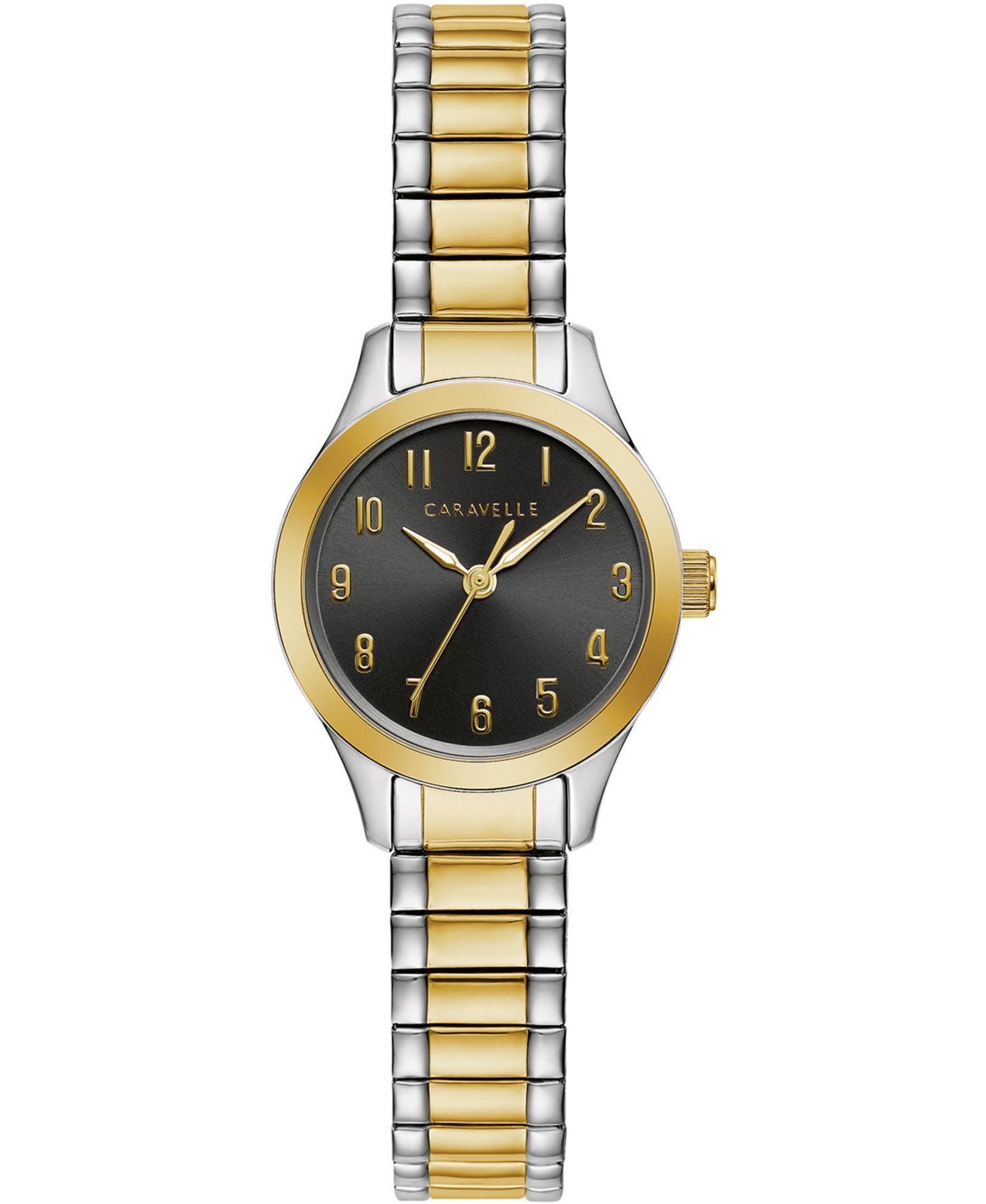 Часы Caravelle Женские Two-Tone Stainless Steel Expansion Bracelet 24mm