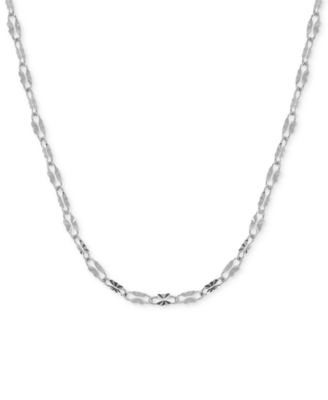 Цепочка-ожерелье And Now This Mirror Link 18" Silver-Plate или Gold Plate