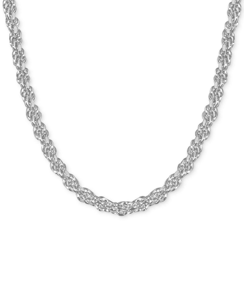 Ожерелье And Now This Silver Plated Rope Link 18" Chain