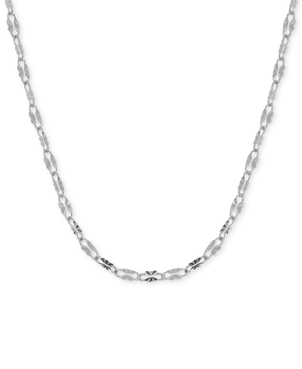 Цепочка-ожерелье And Now This Mirror Link 24" Silver Plate или Gold Plate