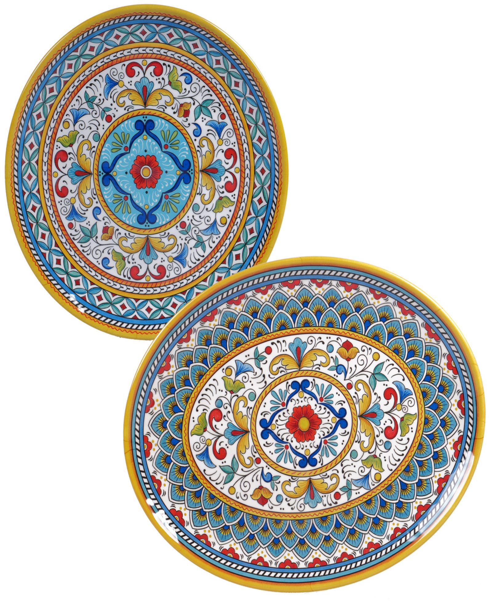 Certified International Portofino Melamine 2-Piece Platter Set
