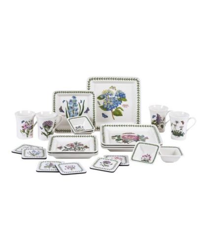 Portmeirion Botanic Garden Square 22 Pc. Dinnerware Set, Service for 4, Exclusively at Macy’s
