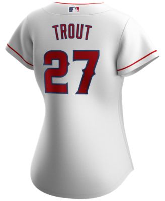 Женская реплика джерси Nike Mike Trout Los Angeles Angels Official Player