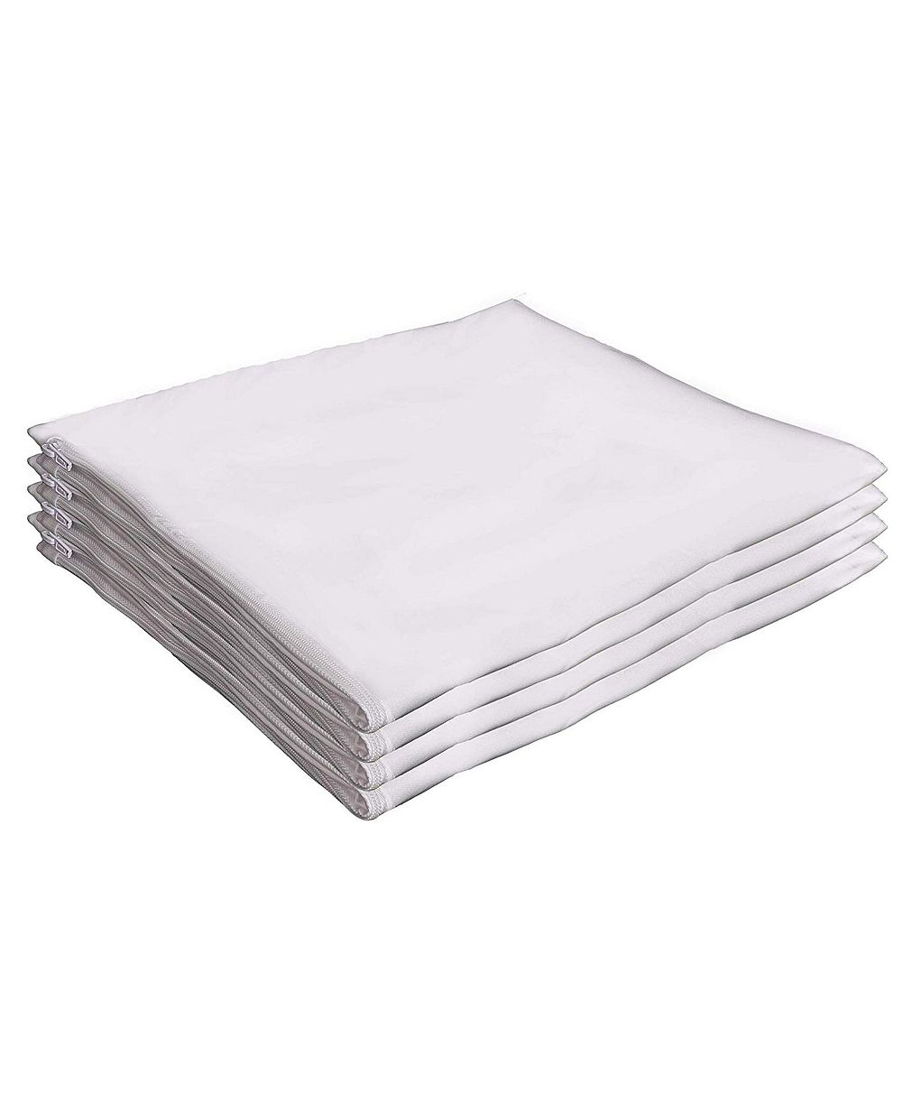 Waterproof Zippered Pillow Protector - King Size  - 4 Pack