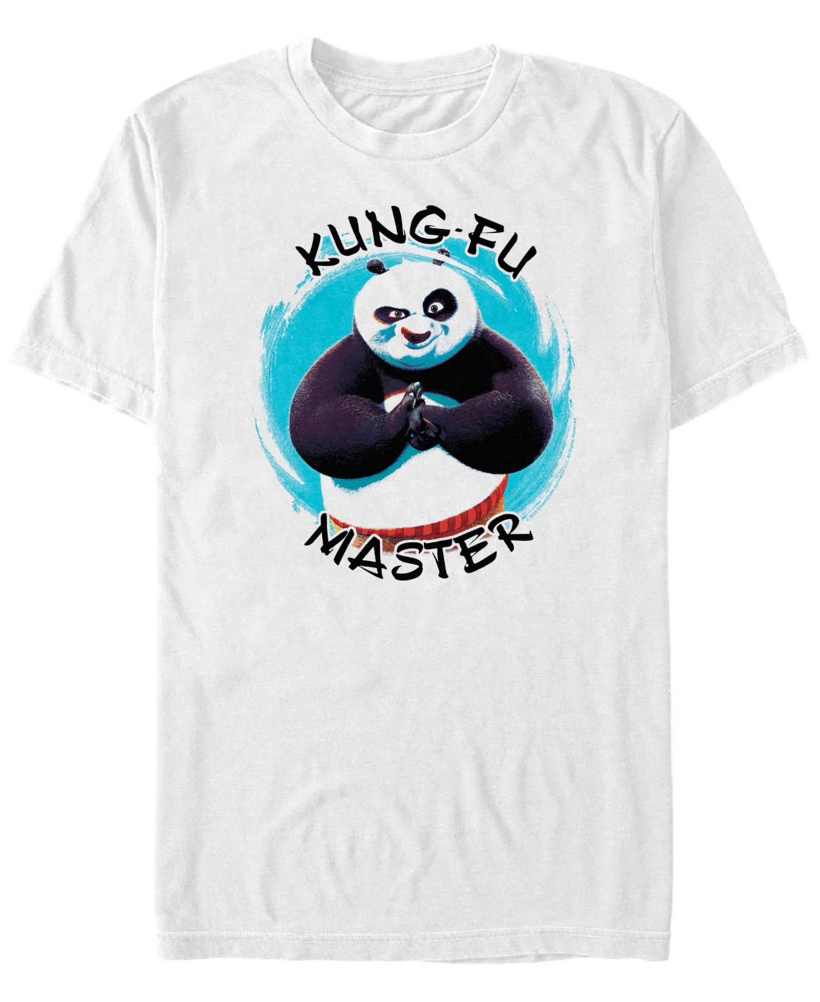 Fifth Sun Kung Fu Panda Men's Po Kung Fu Master Portrait Short Sleeve T-Shirt